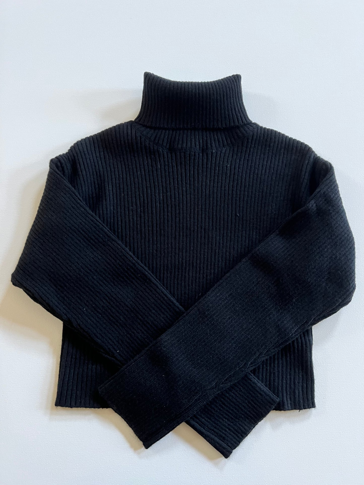 Turtleneck Sweater- Black