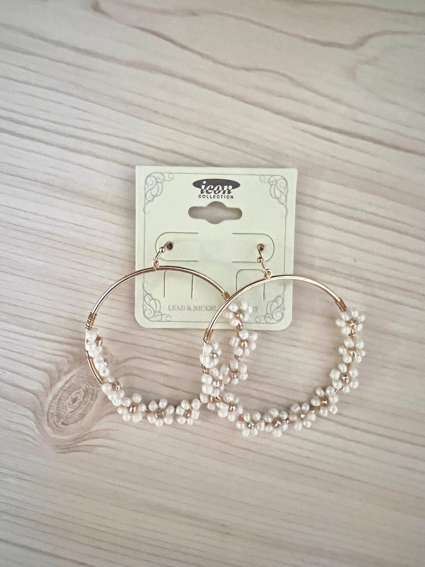 Bloom flower earrings