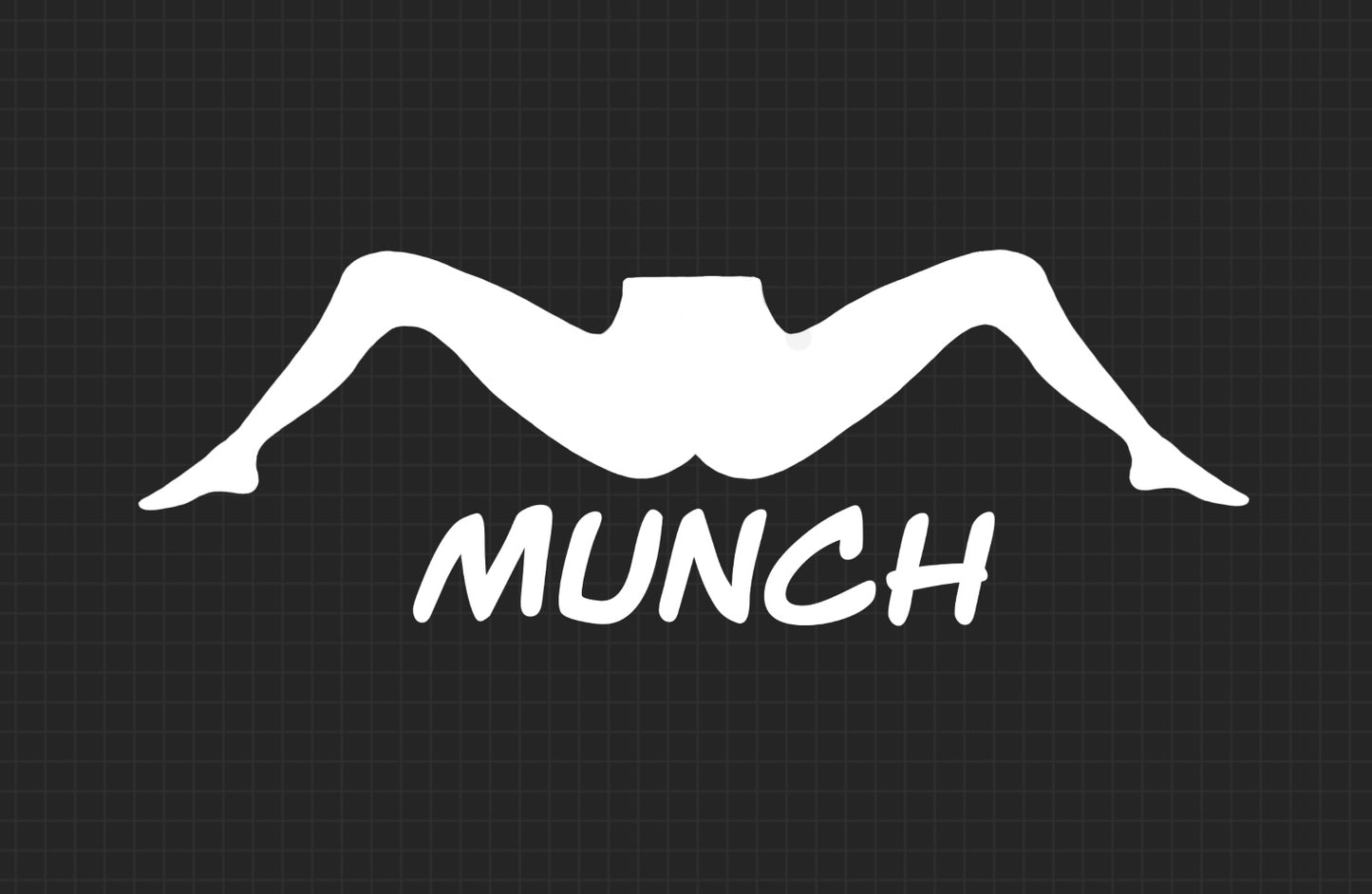 Munch Sticker/ Car Window Sticker